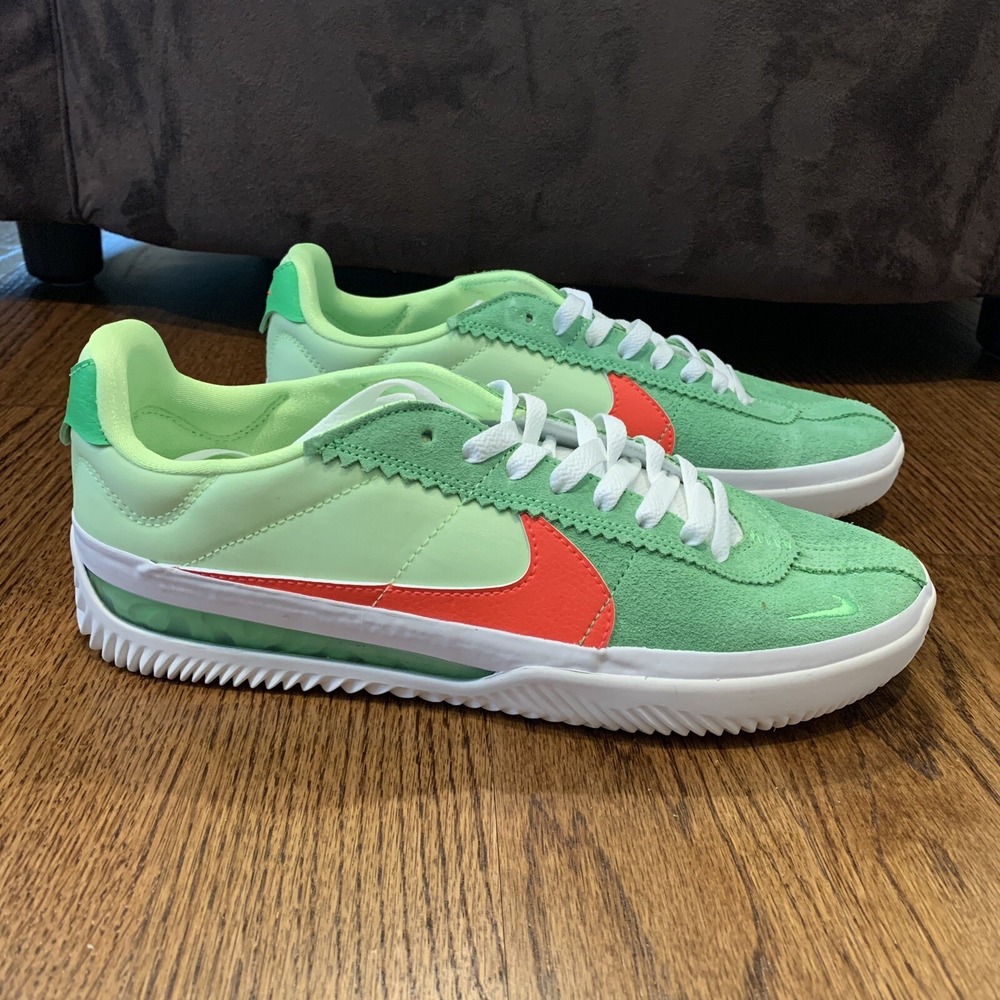 Nike Ghost Green Crimson Skateboarding SB BRSB Shoes DH9227-300 Men's Size 8